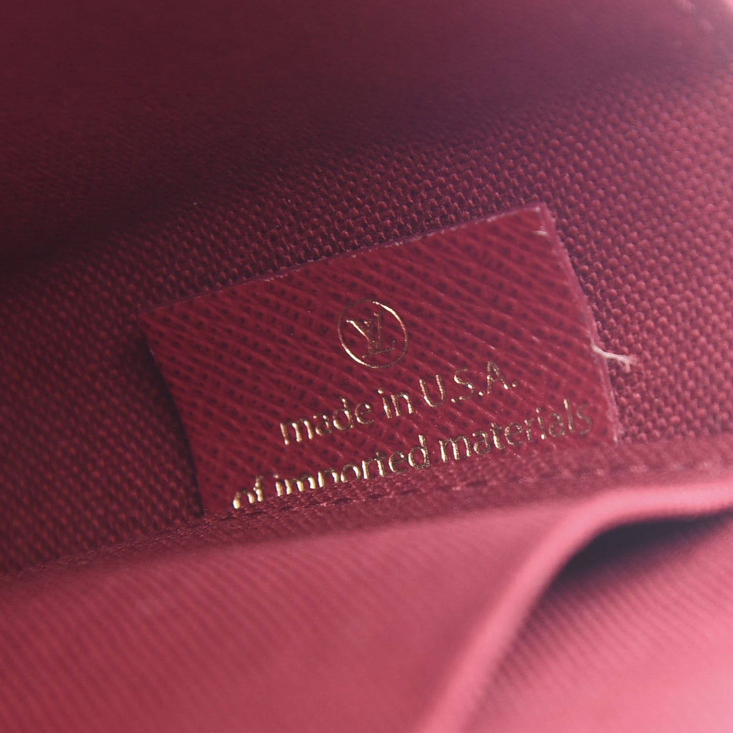 Monogram Pochette Felicie Chain Wallet Fuchsia