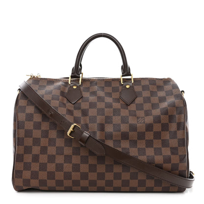 Louis Vuitton Damier Ebene Speedy Bandouliere 35 1 of 11