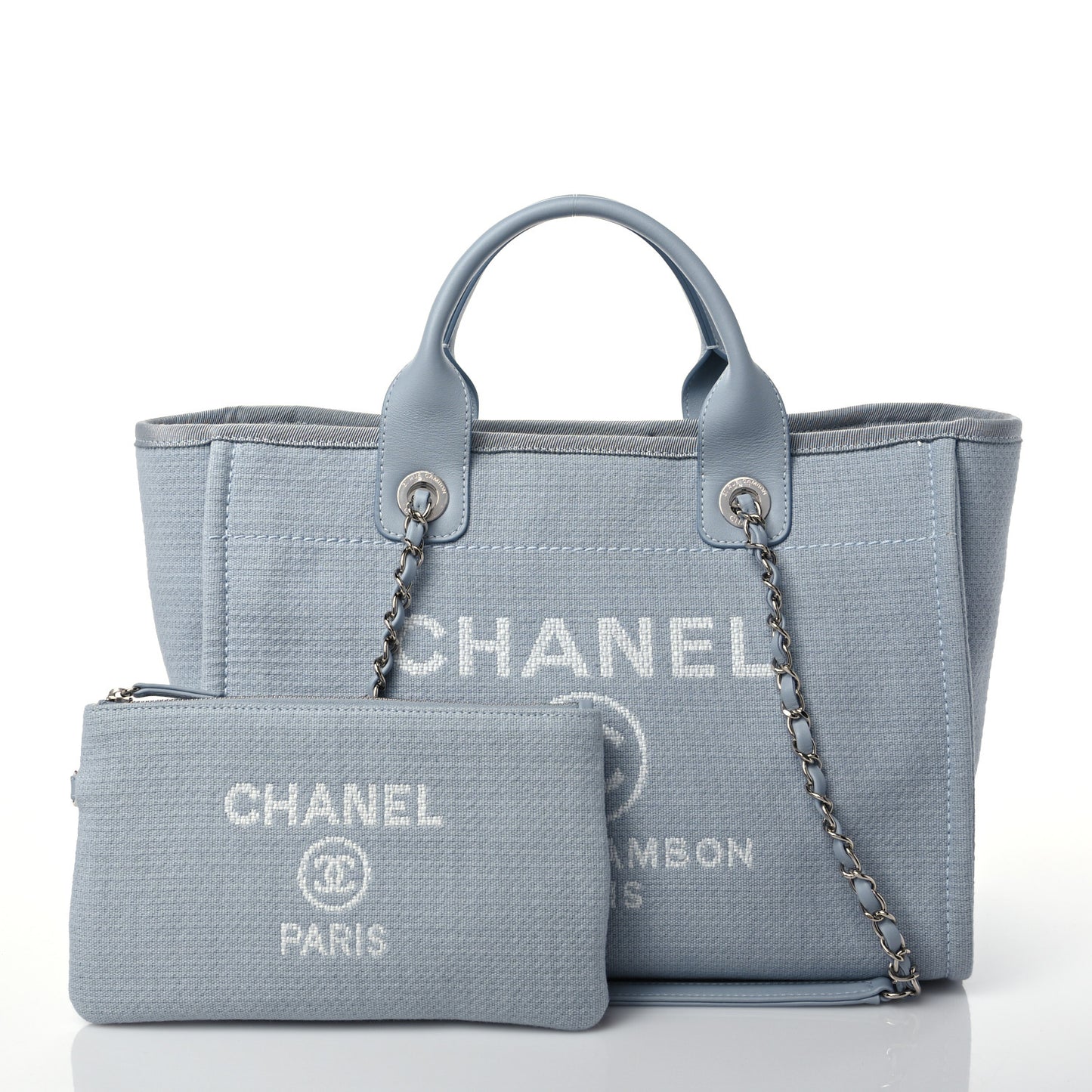 Mixed Fibers Small Deauville Tote Grey