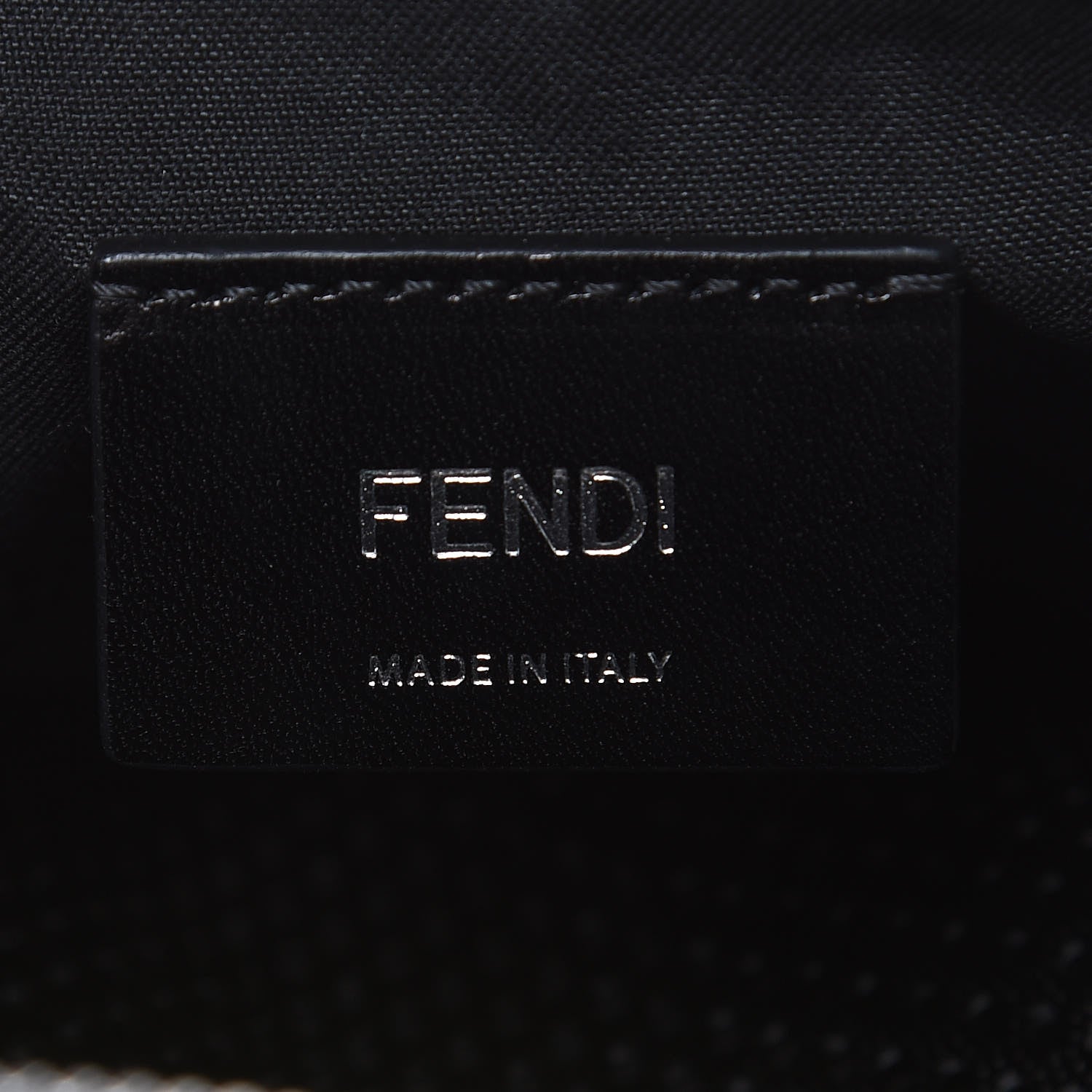 Fendi Cuoio Romano Fluo Metal Bug Eyes Pocket Belt Bag Giallo Fluo Black 6 of 7