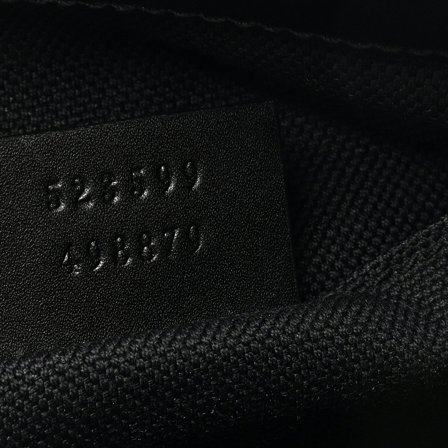 GG Supreme Monogram Web Small Flat Messenger Bag Black Grey