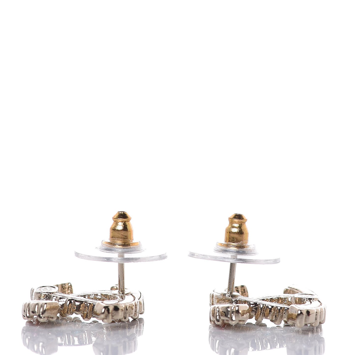 Crystal Over The Rainbow CC Earrings Gold Multicolor