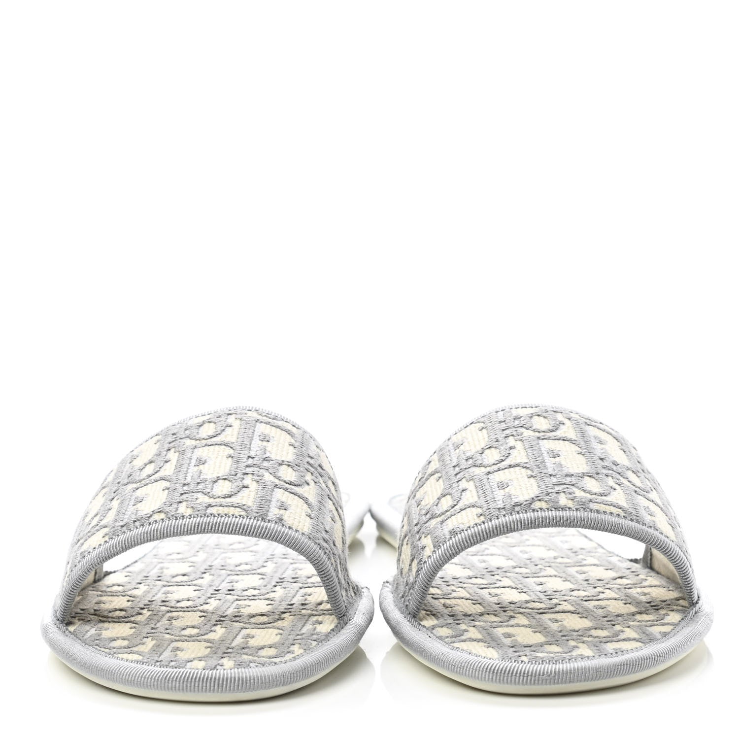 Christian Dior Velvet Oblique Chez Moi Sandal 41 Grey Stone 2 of 10
