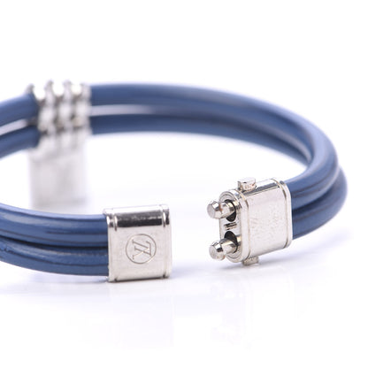 Louis Vuitton Epi Keep It Twice Bracelet 17 Sapphire 4 of 5