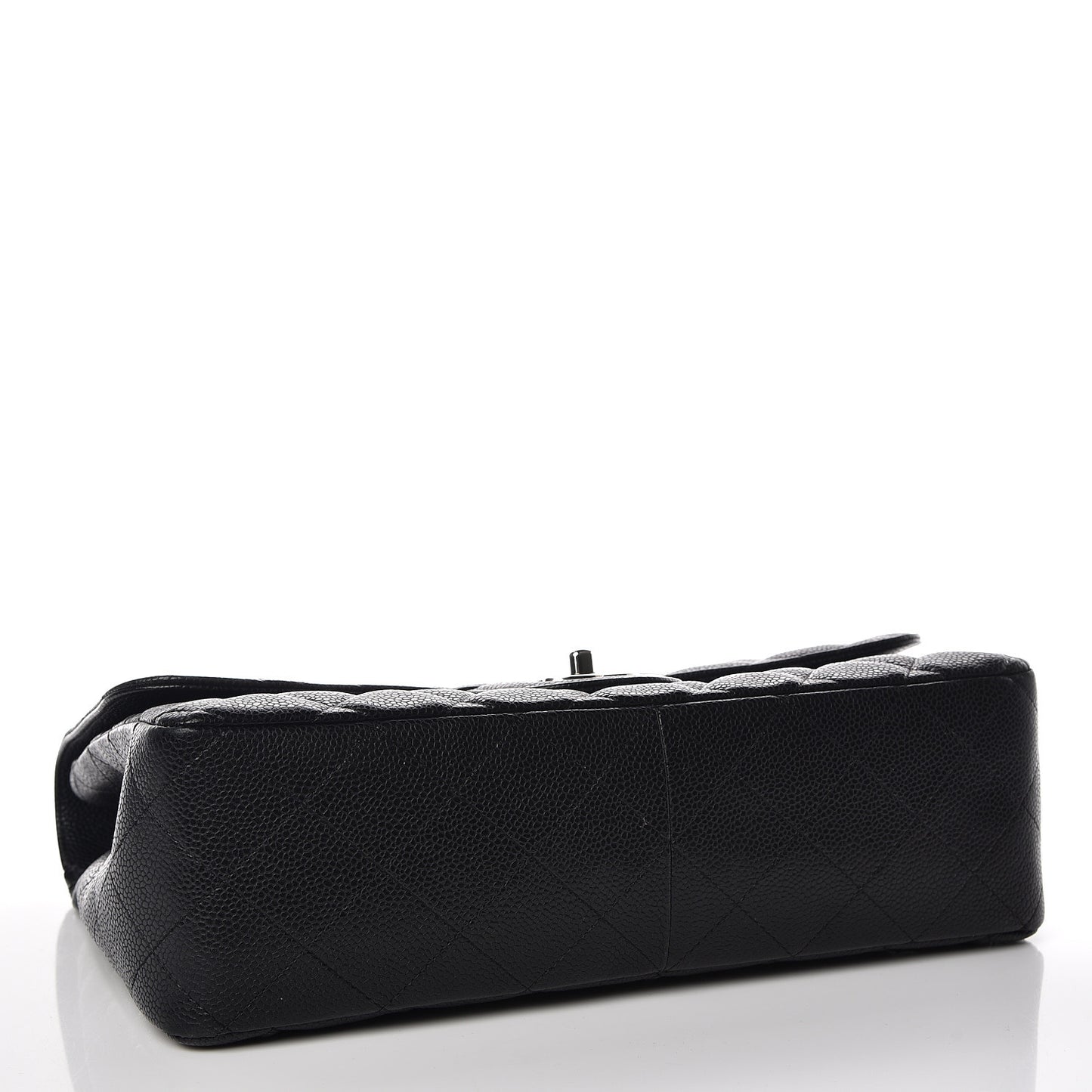 Caviar Quilted Jumbo Single Flap Black