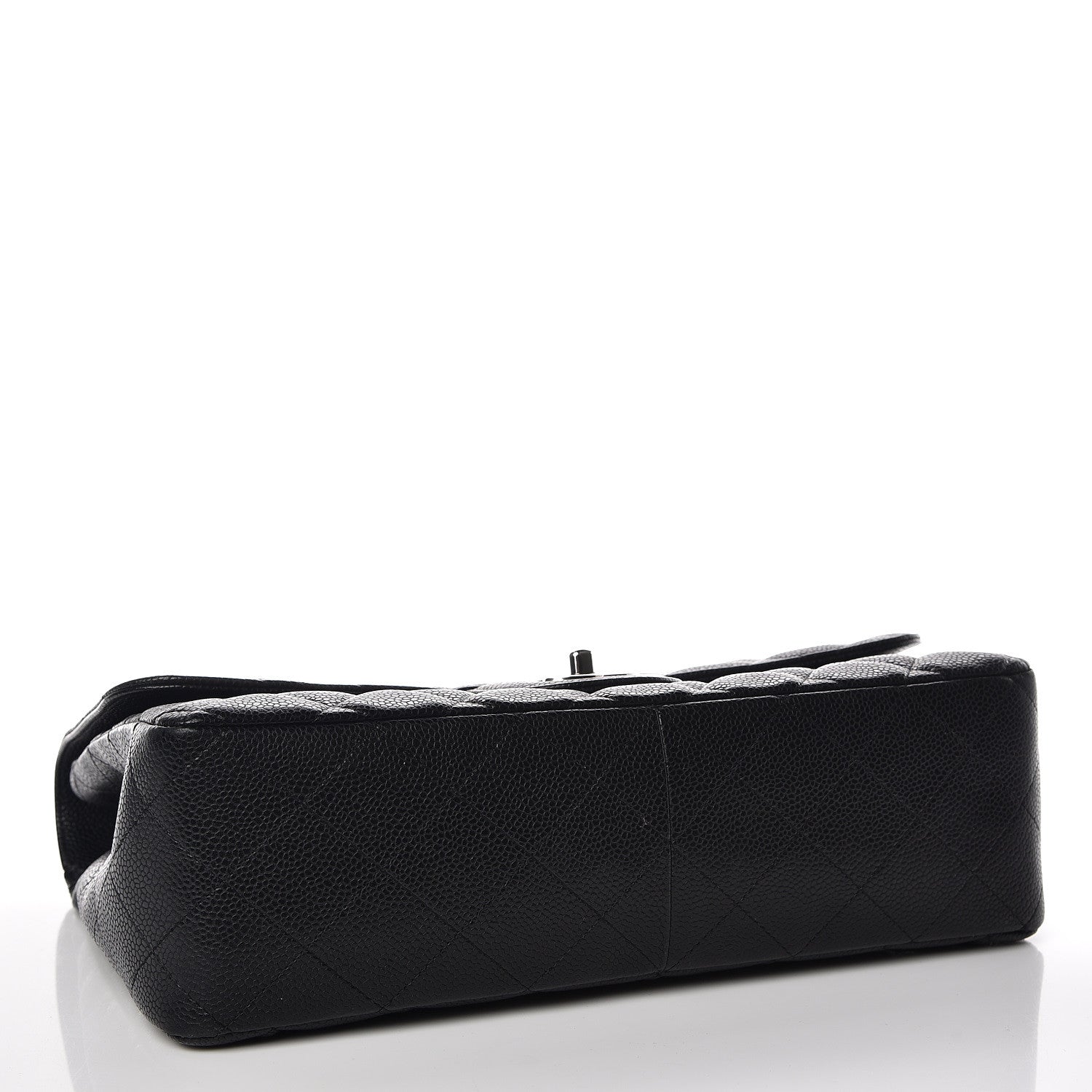 Chanel Caviar Quilted Jumbo Single Flap Black 4 of 10