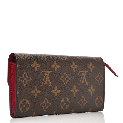 Louis Vuitton Monogram Emilie Wallet Fuchsia 3 of 7