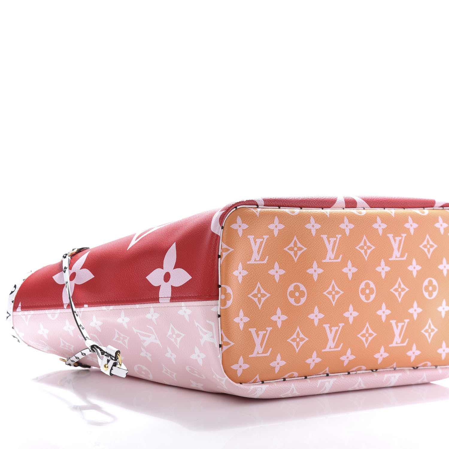 Louis Vuitton Monogram Giant Neverfull MM Rouge 6 of 11