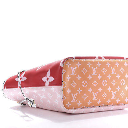 Louis Vuitton Monogram Giant Neverfull MM Rouge 6 of 11