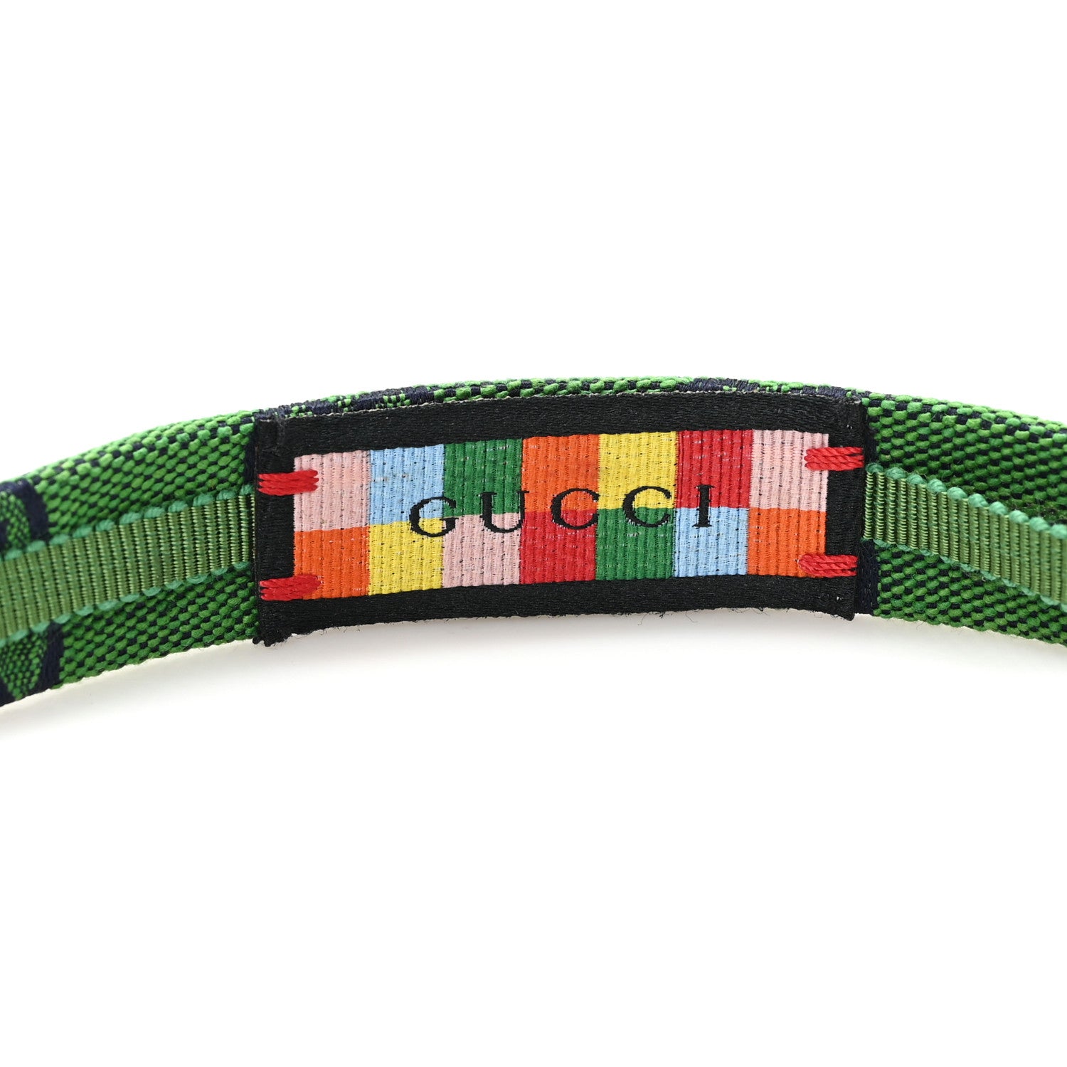 Gucci Monogram Multicolor Headband M Green Blue 4 of 7