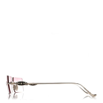 Chrome Hearts Metal Hellz Bellz Rimless Sunglasses Silver Pink 3 of 6