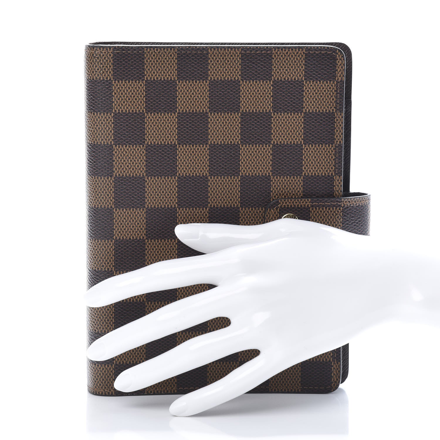 Louis Vuitton Damier Ebene Medium Ring Agenda Cover 2 of 8