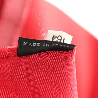 Prada Tessuto Nylon Saffiano Messenger Bag Red 8 of 10