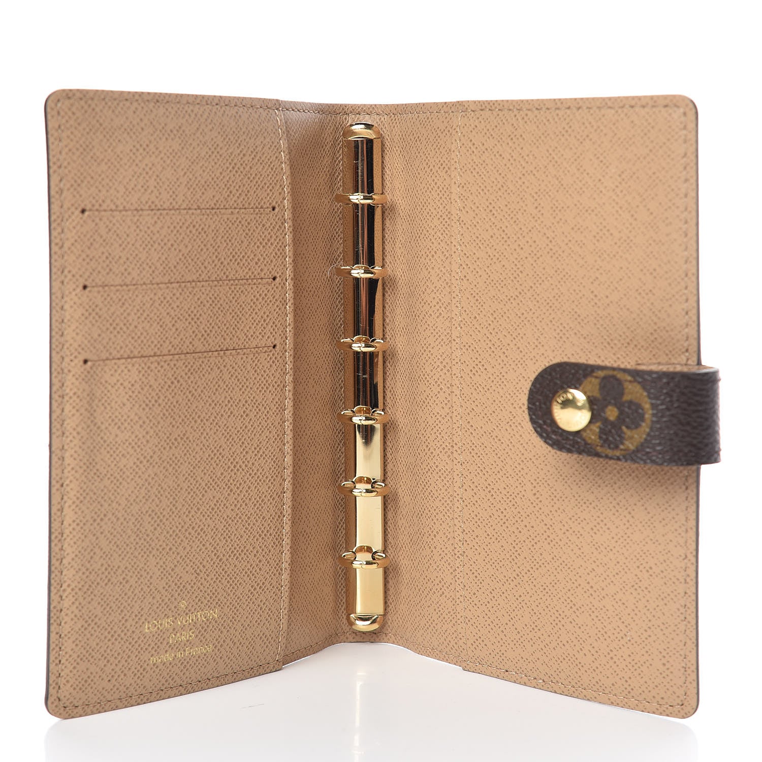 Louis Vuitton Monogram Complice Trunks and Bags Small Ring Agenda Cover Beige 5 of 7