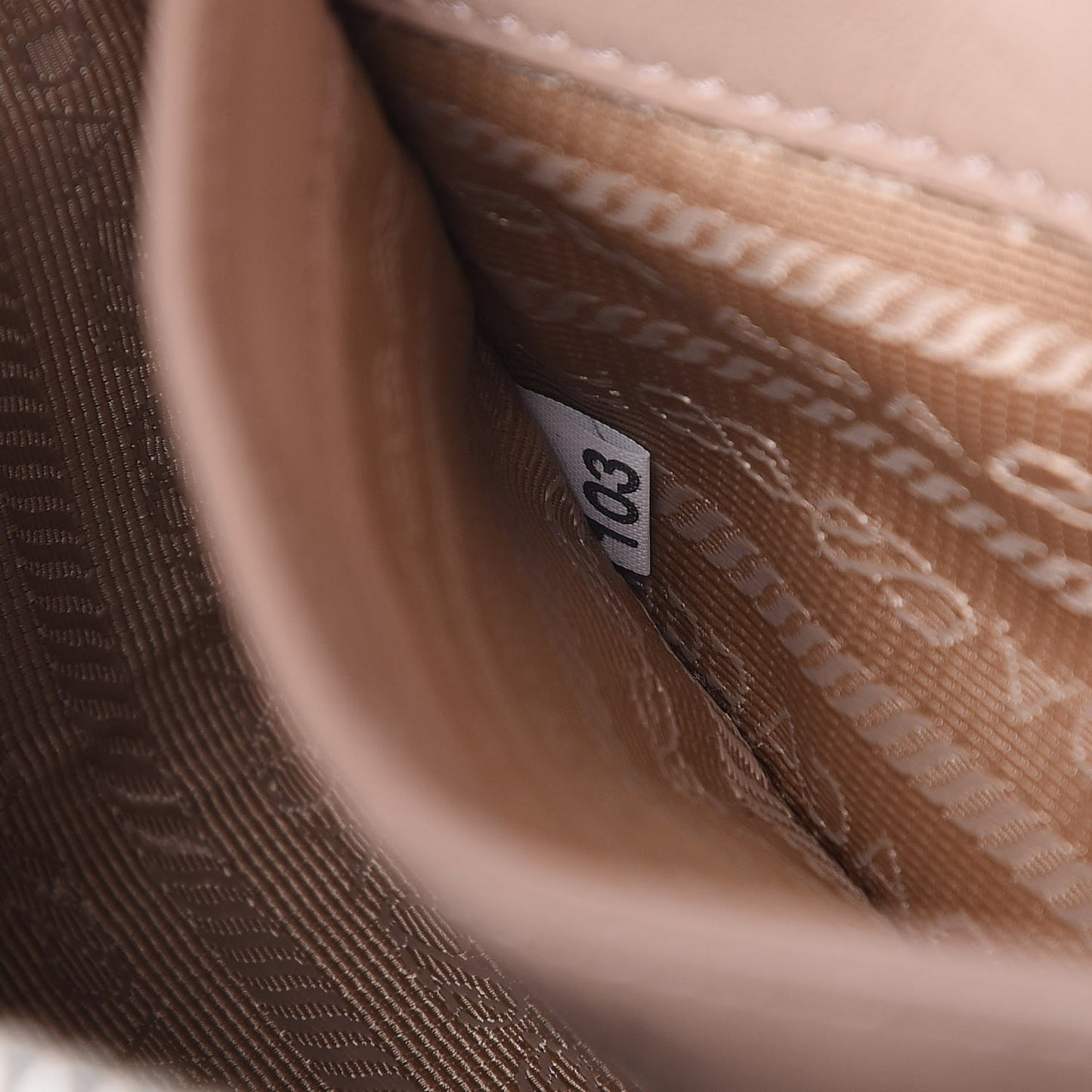 Soft Calfskin Diagramme Crossbody Bag Cipria