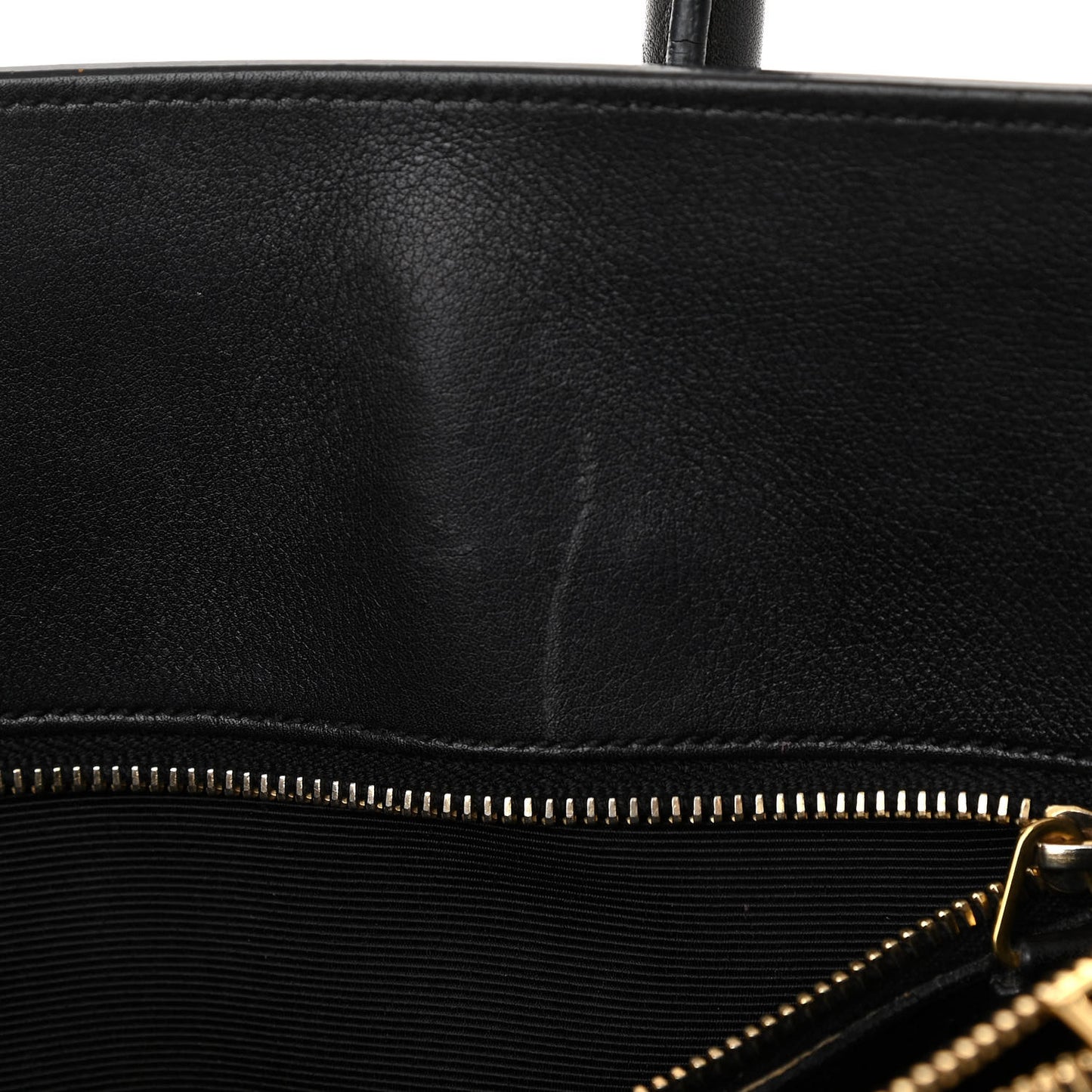 Calfskin Small Sac De Jour Black