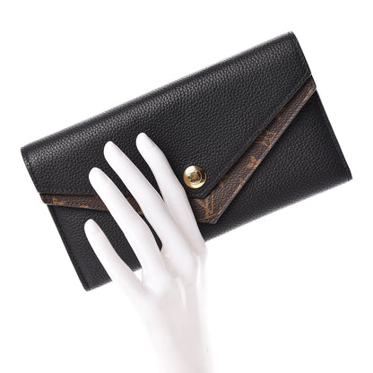 Louis Vuitton Calfskin Double V Wallet Black 2 of 8