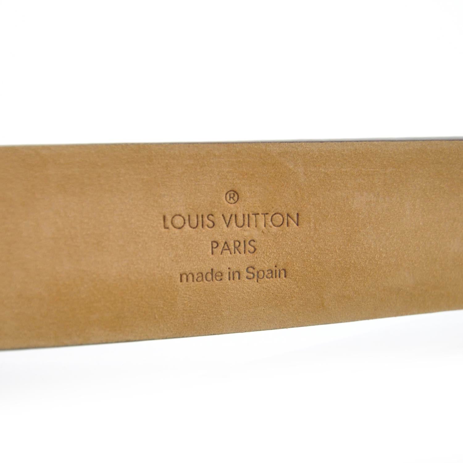 Louis Vuitton Monogram Belt w Gold Buckle 2 of 6