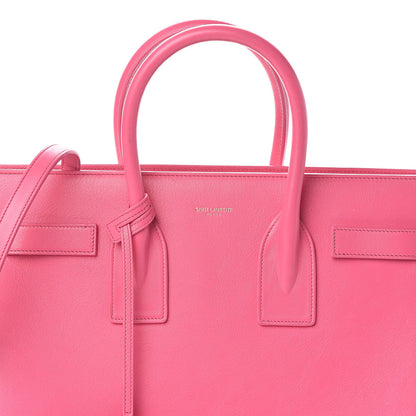 Saint Laurent Calfskin Small Sac De Jour Bubblegum 8 of 10