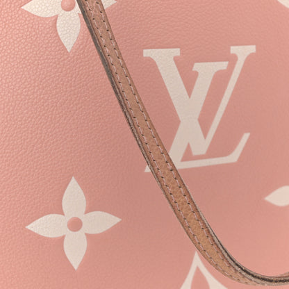 Louis Vuitton Empreinte Monogram Giant Neverfull MM Trianon Pink Cream 11 of 17