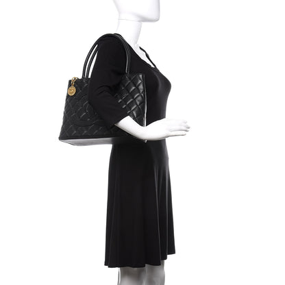 Chanel Caviar Quilted Medallion Tote Black 2 of 10
