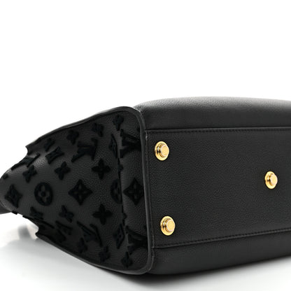 Louis Vuitton Calfskin Monogram Tufting On My Side Black 8 of 9