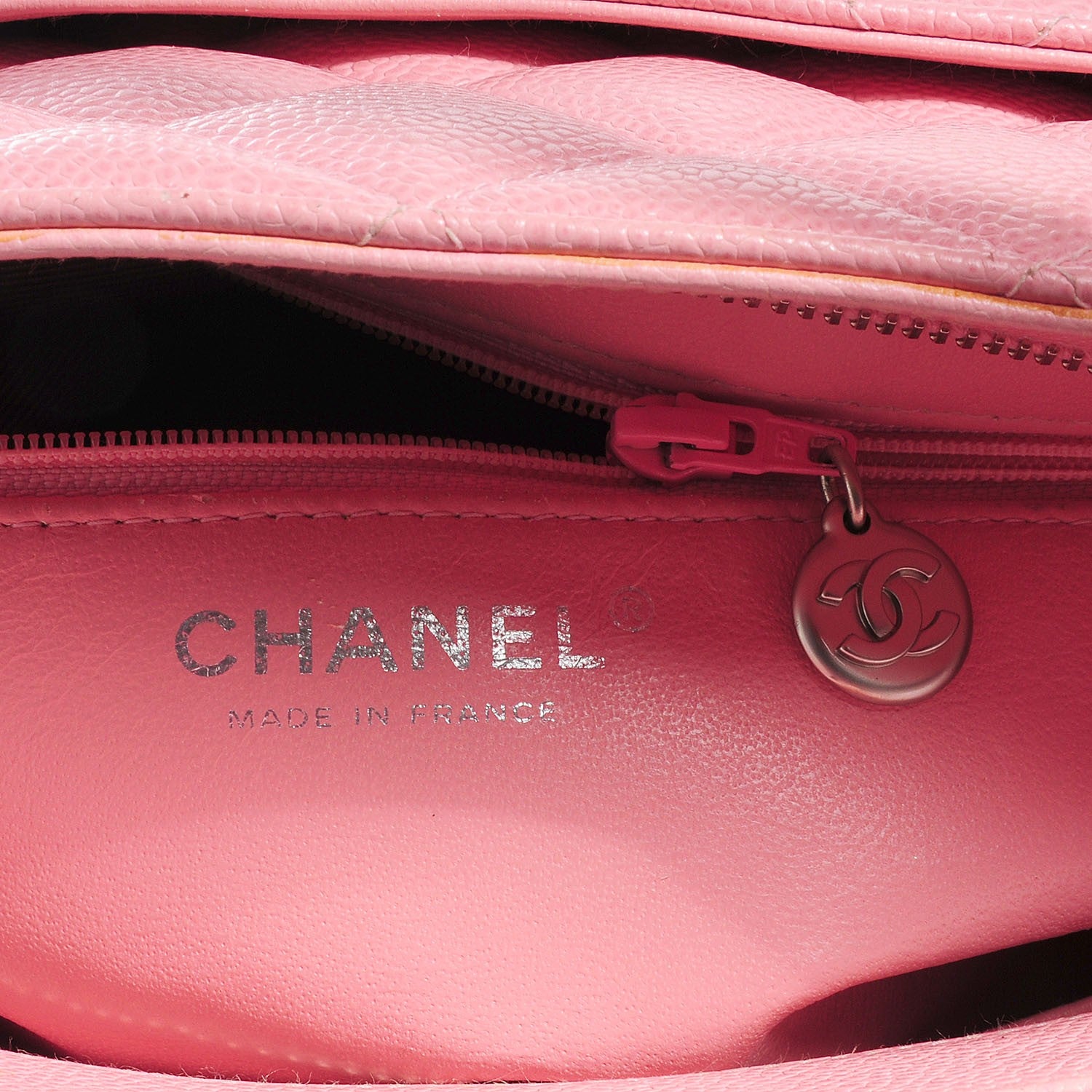 Chanel Caviar Medallion CC Tote Light Pink 5 of 8