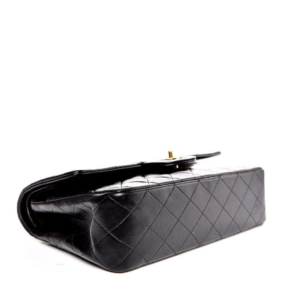Chanel Lambskin Quilted Medium Double Flap Black 6 of 10