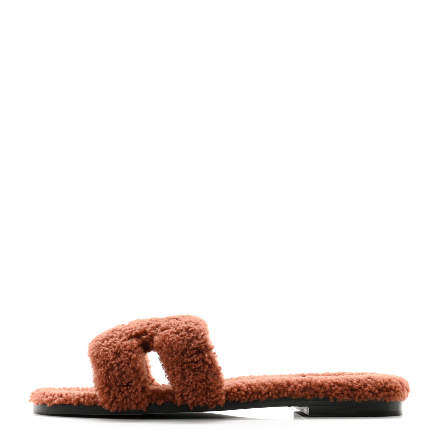 Woolskin Oran Sandals 38.5 Cognac