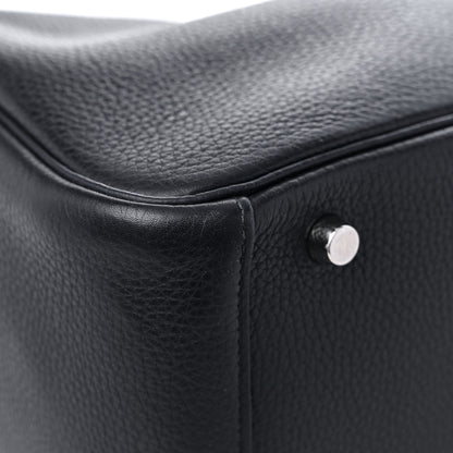Hermes Taurillon Clemence Lindy 30 Bleu Indigo 10 of 13