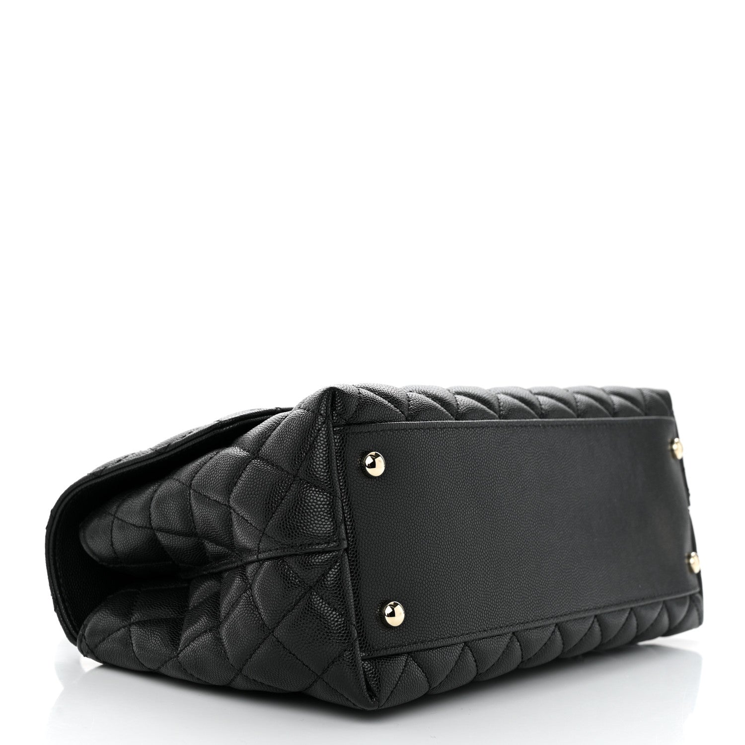 Chanel Caviar Quilted Small Coco Handle Flap Black 4 of 11