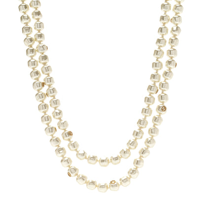 Gucci Pearl Ribbon Feline Strand Necklace 1 of 5