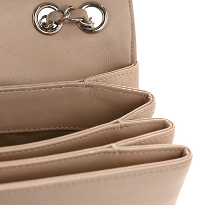 Chanel Calfskin Small Tramezzo Flap Beige 11 of 13