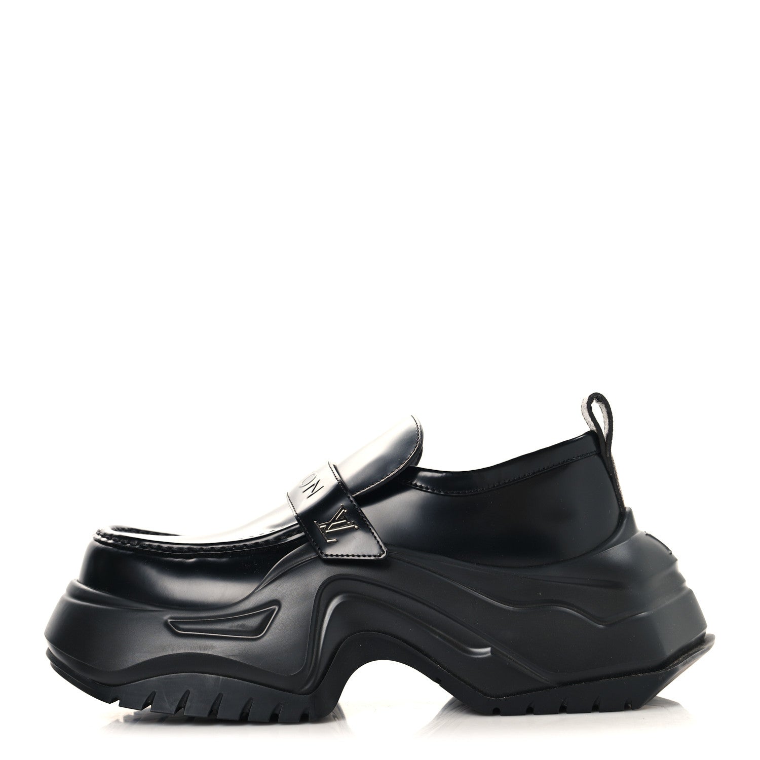 Louis Vuitton Calfskin Archlight 2.0 Platform Loafers 39 Black 1 of 8