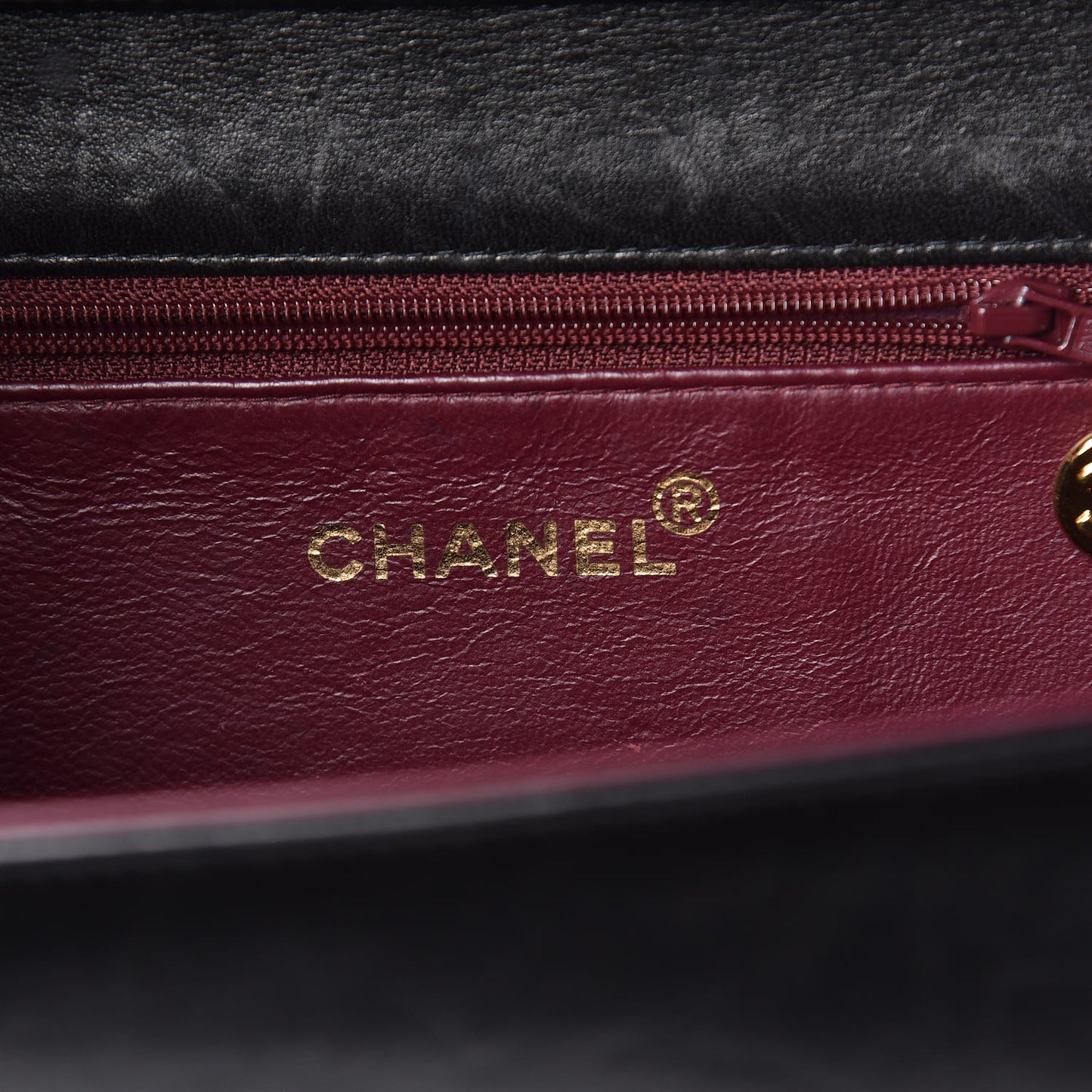 Lambskin Quilted Small Single Flap Black