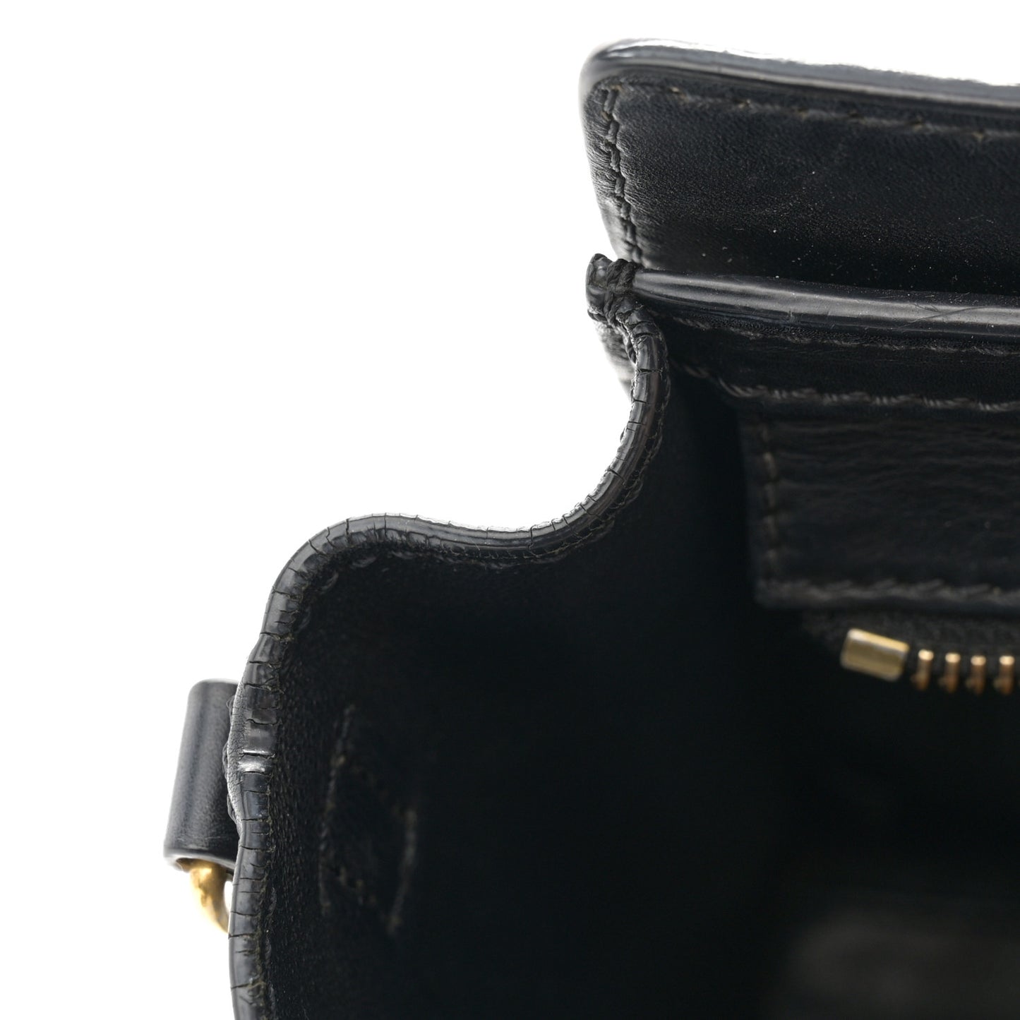 Smooth Calfskin Nano Luggage Black