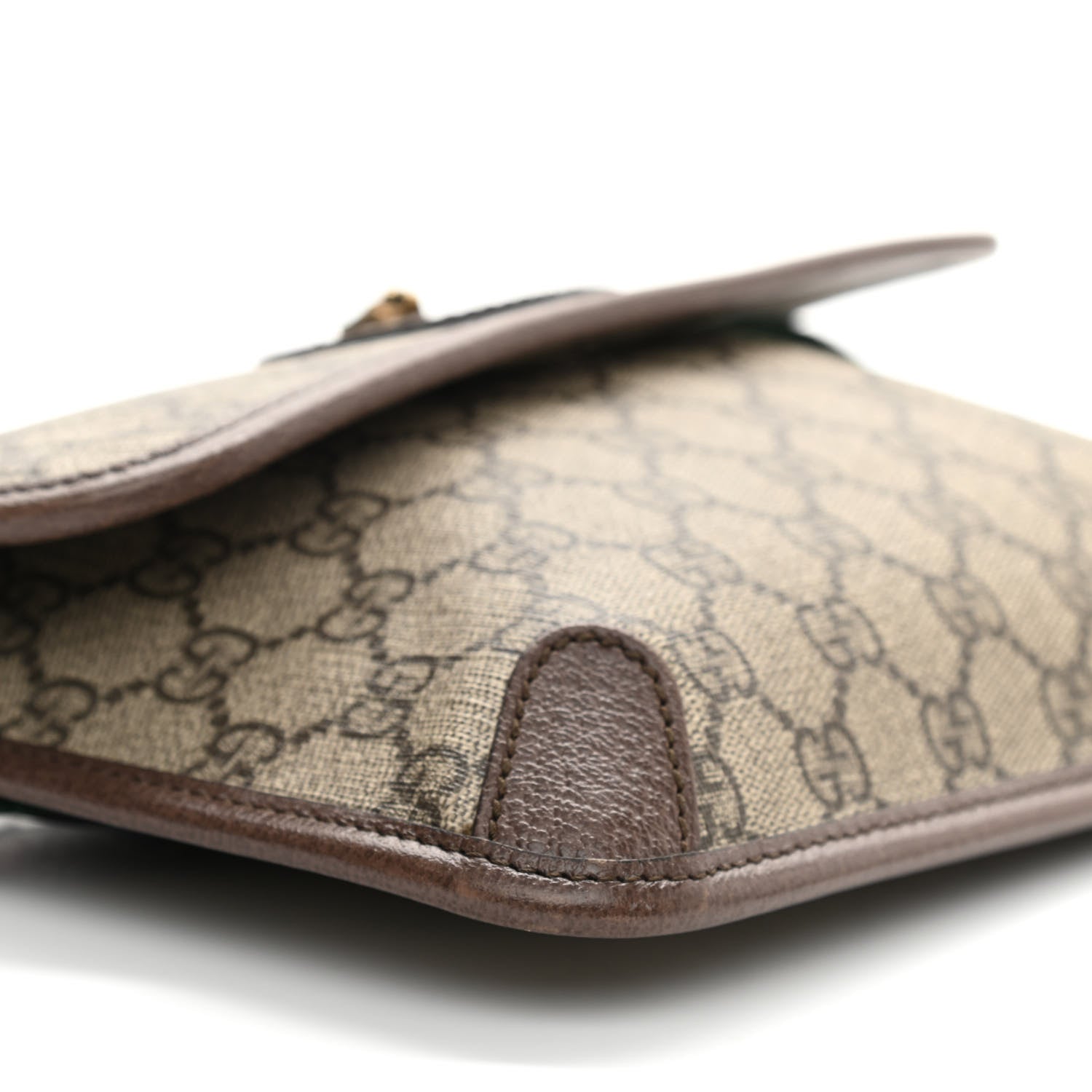 Gucci GG Supreme Monogram Neo Vintage Web Belt Bag Brown 9 of 10