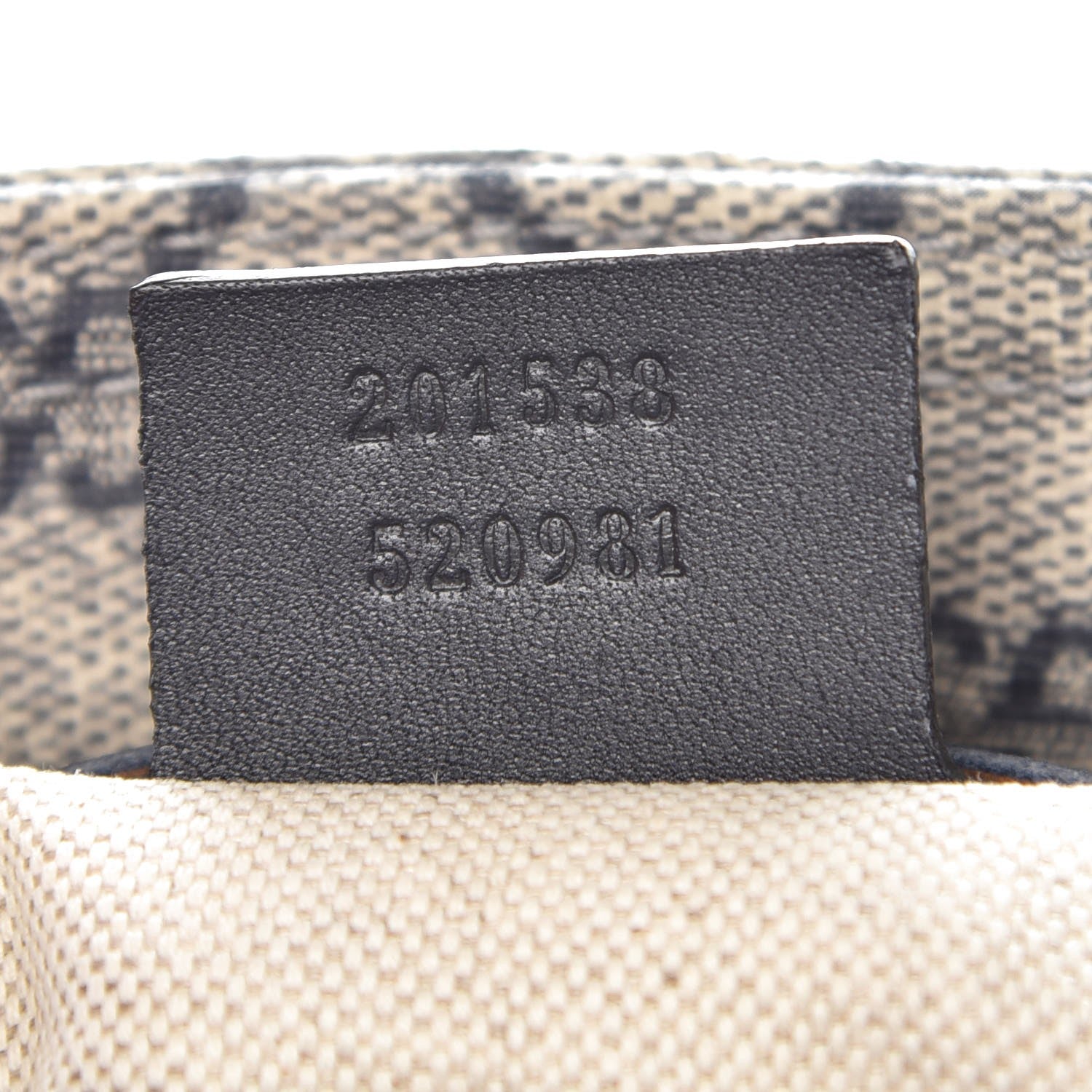 Gucci GG Supreme Monogram Small Flat Messenger Bag Navy 7 of 8