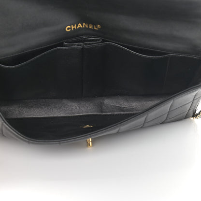Chanel Lambskin East West Chocolate Bar Flap Black 5 of 13
