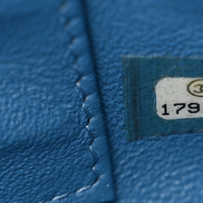 Chanel Iridescent Caviar Quilted Extra Mini Flap Light Blue 7 of 16