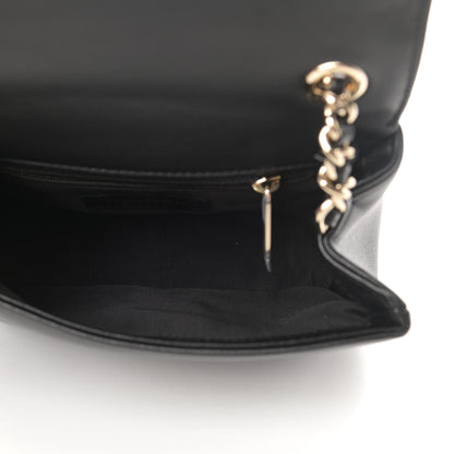 Chanel Lambskin Quilted Studded Beauty Begins Flap Black 5 of 11