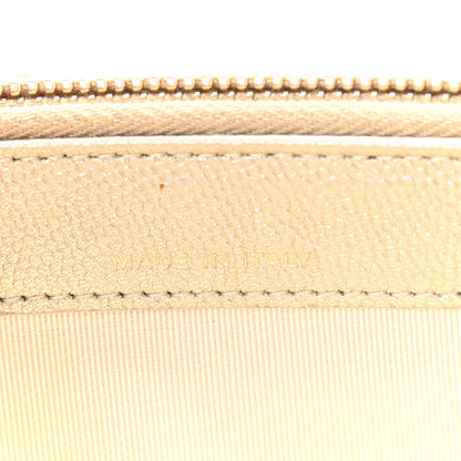 Chanel Metallic Caviar Quilted Small Clutch With Chain Gold 10 of 14