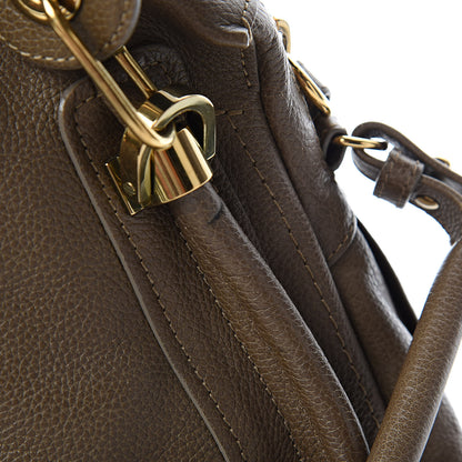 Chloe Calfskin Small Paraty Barbour Khaki 11 of 12