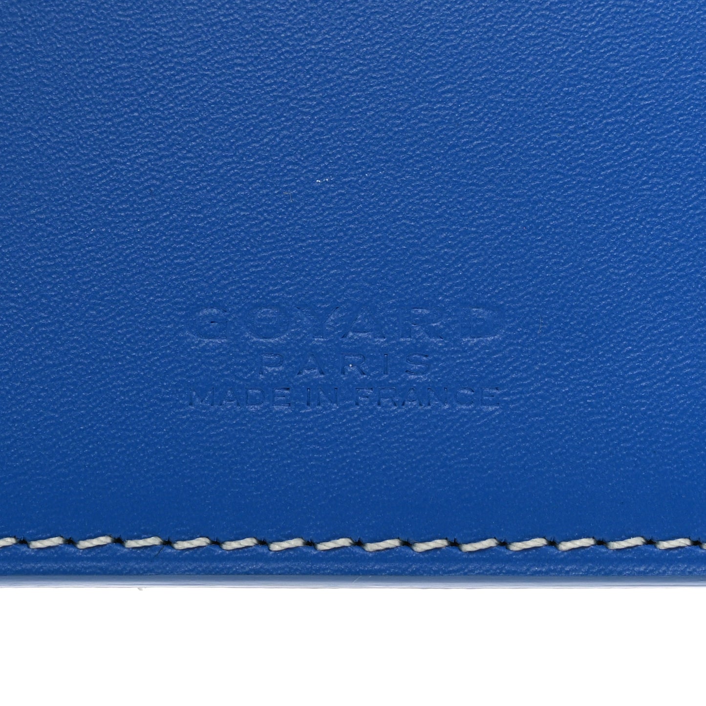 Goyardine Grenelle Passport Wallet Sky Blue