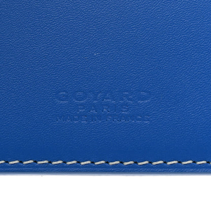 Goyard Goyardine Grenelle Passport Wallet Sky Blue 6 of 8