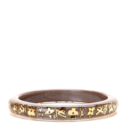 Louis Vuitton Resin Swarovski Medium Inclusion Bracelet PM Marron 1 of 4