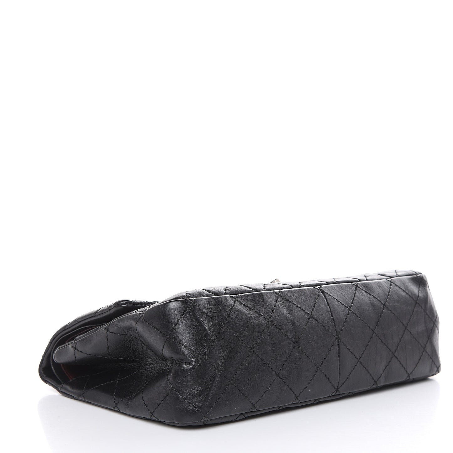 Aged Calfskin Quilted 2.55 Reissue 226 Flap Black