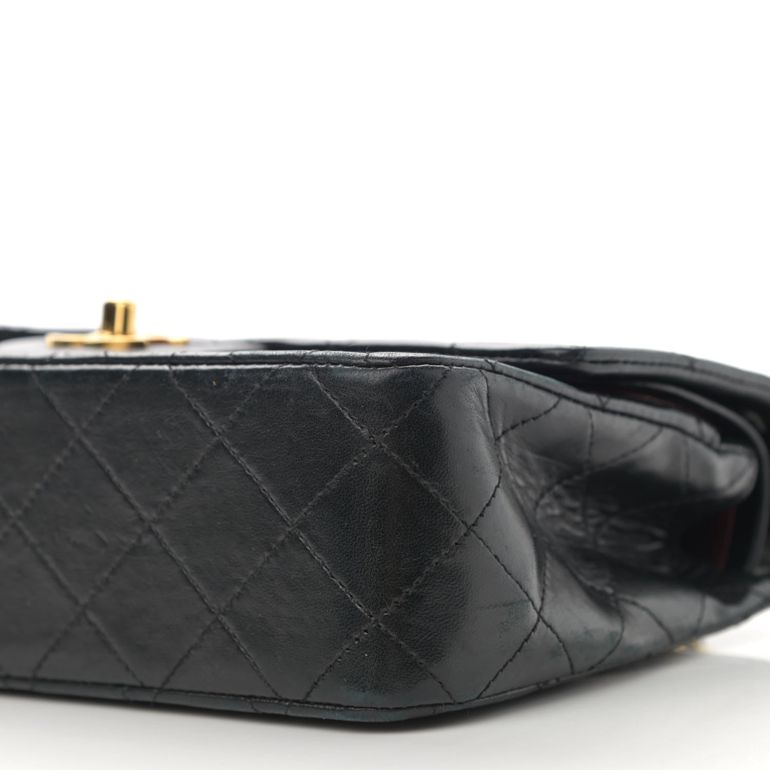 Chanel Lambskin Quilted Small Double Flap Black 11 of 13