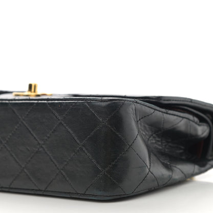 Chanel Lambskin Quilted Small Double Flap Black 11 of 13
