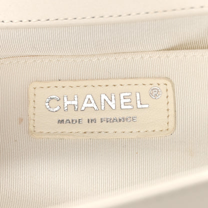 Chanel Calfskin Quilted Medium Boy Flap White 6 of 9